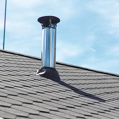 A home exhaust vent that our ventilation contractors install as part of our ventilation services in London, ON