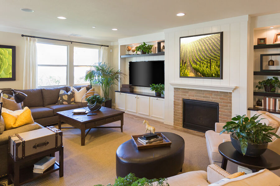 A beautiful home where the homeowner asked: should I leave my air conditioner on while on vacation?