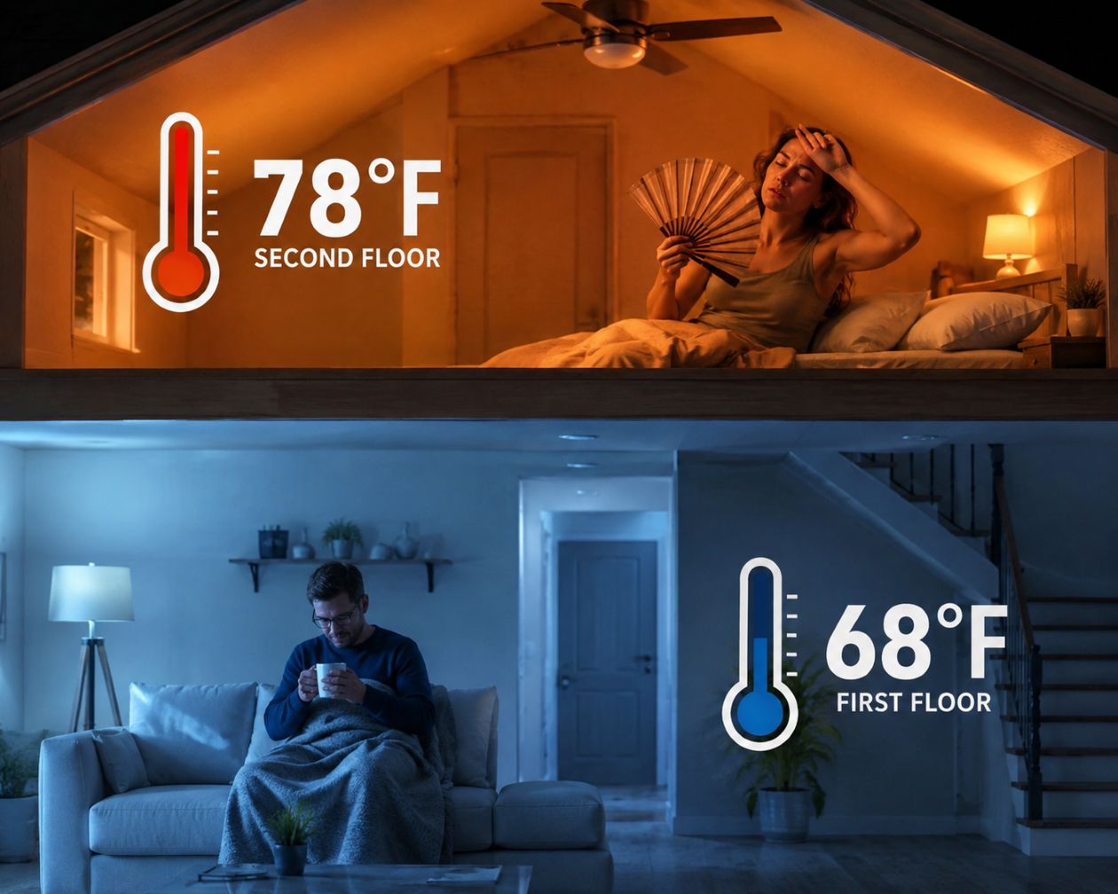 Why is My Upstairs Hot and Downstairs Cold?